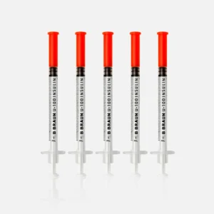 B. Braun syringe 1ml/cc 31G 5/16" (0.25mm x 8mm) 5pcs