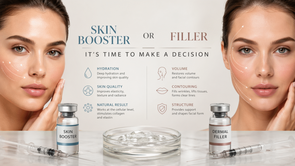 Skin Boosters vs Fillers: Understanding the Real Difference